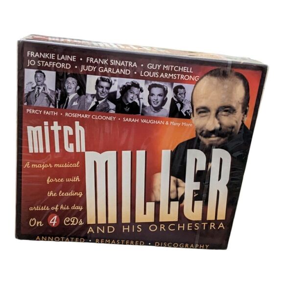 Mitch Miller & His Orchestra Annotated‎ Remastered Discography 4 CD Box Set - Picture 1 of 3